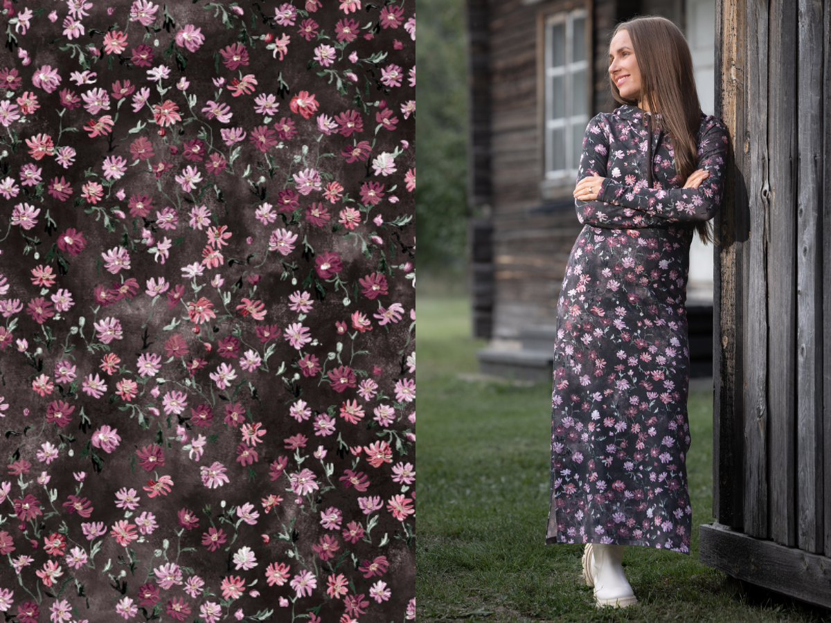 Kesän kuosi on pehmeä ja pastellinen Kahvilassa