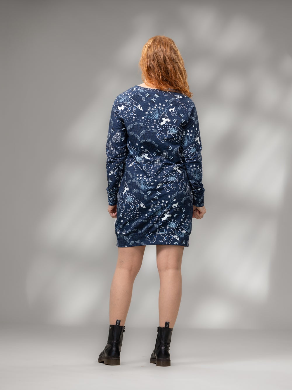 COLLEGEtunika raglanhiha (Suon valtiatar sininen joustocollege)