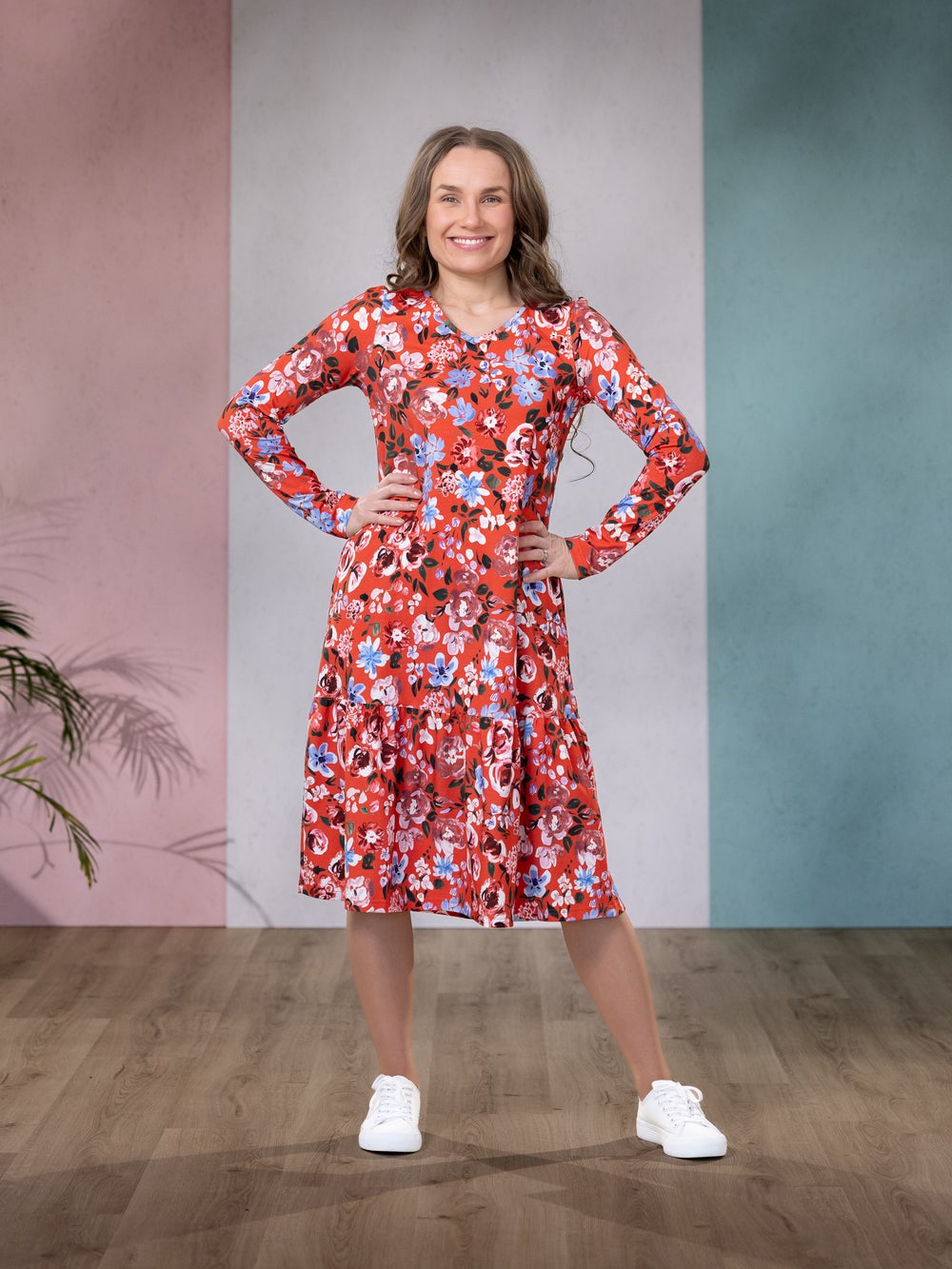 ELLEmekko (Rakkaudella punainen / sininen / valkoinen trikoo)