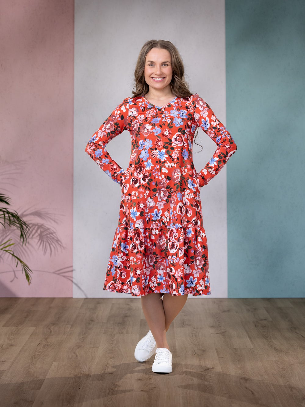 ELLEmekko (Rakkaudella punainen / sininen / valkoinen trikoo)