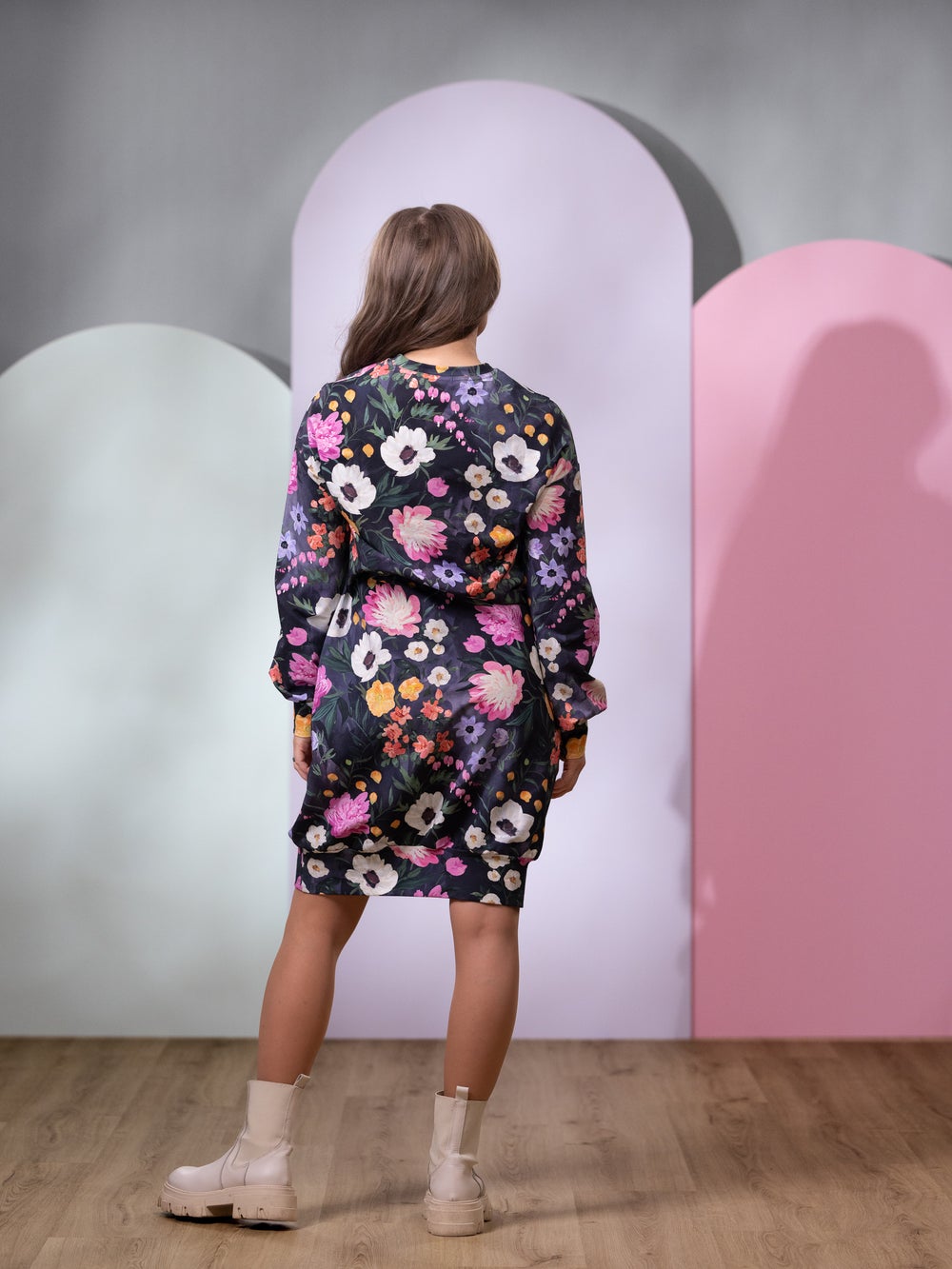 HAAVEILUmekko (Kuningatarkukka muste / fuksia joustocollege)