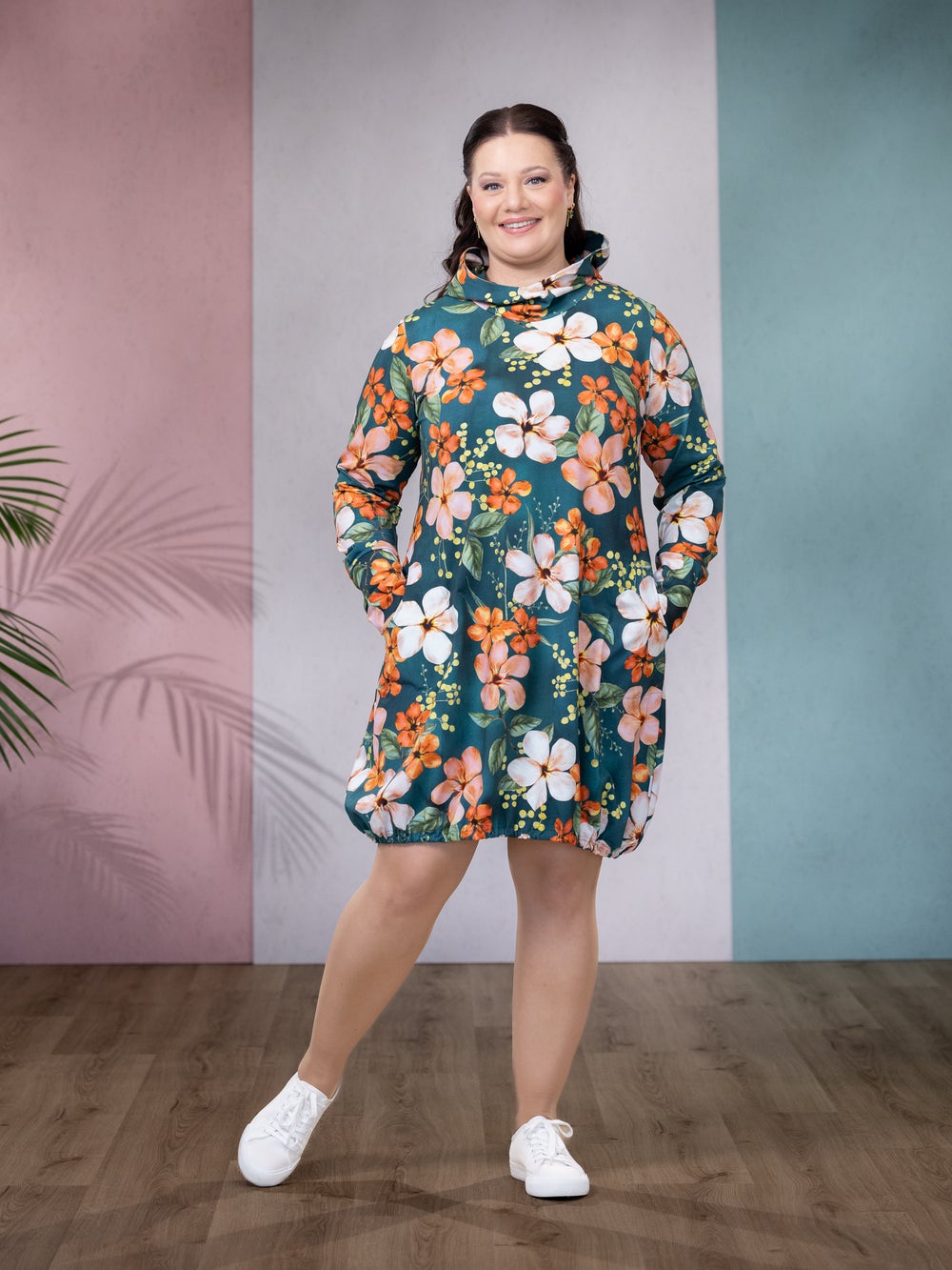 JEMMAmekko (Love you oranssi / petrooli trikoo)