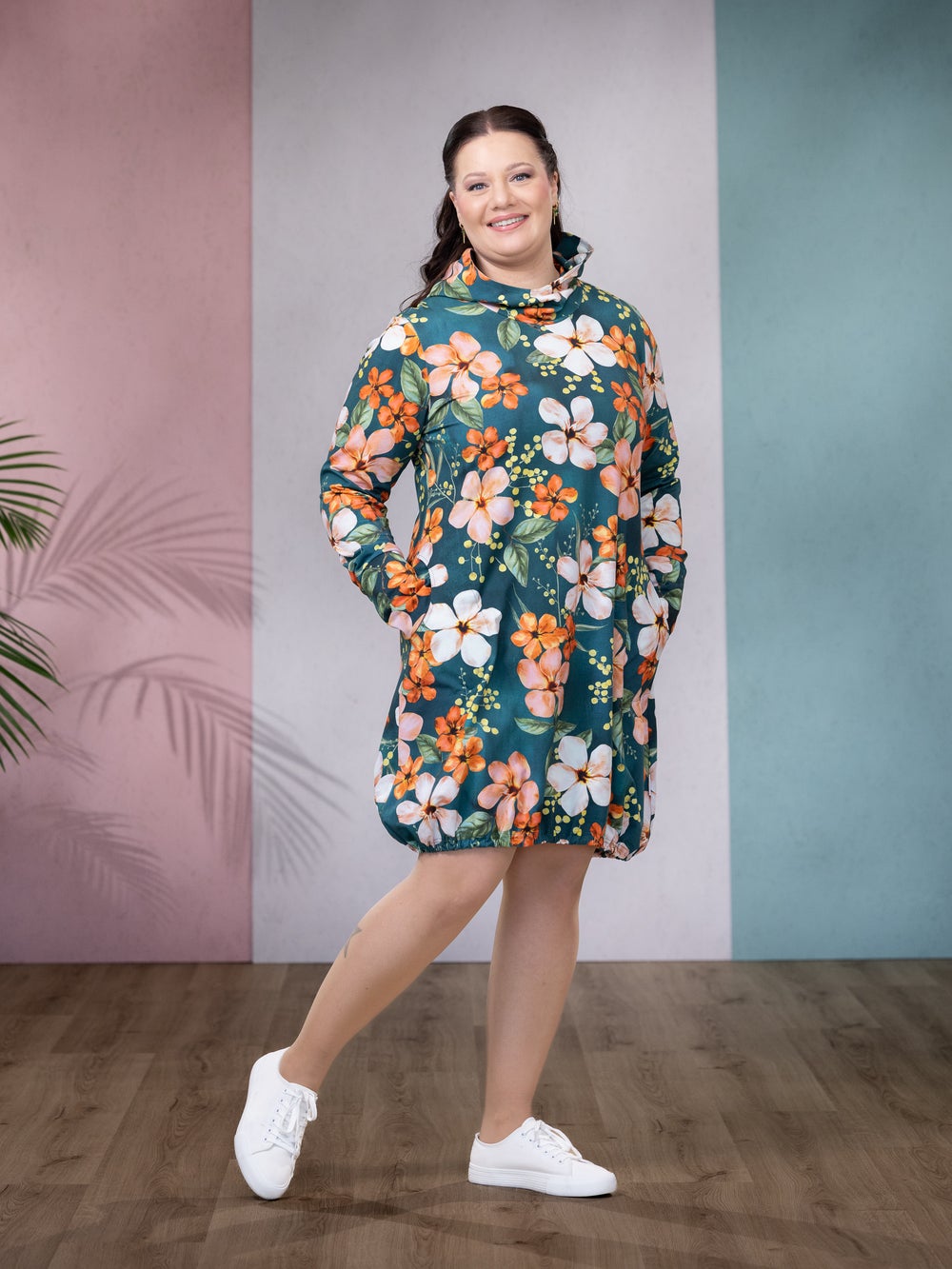 JEMMAmekko (Love you oranssi / petrooli trikoo)