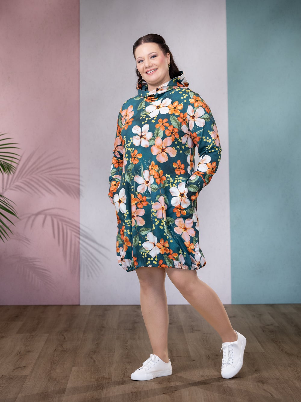 JEMMAmekko (Love you oranssi / petrooli trikoo)