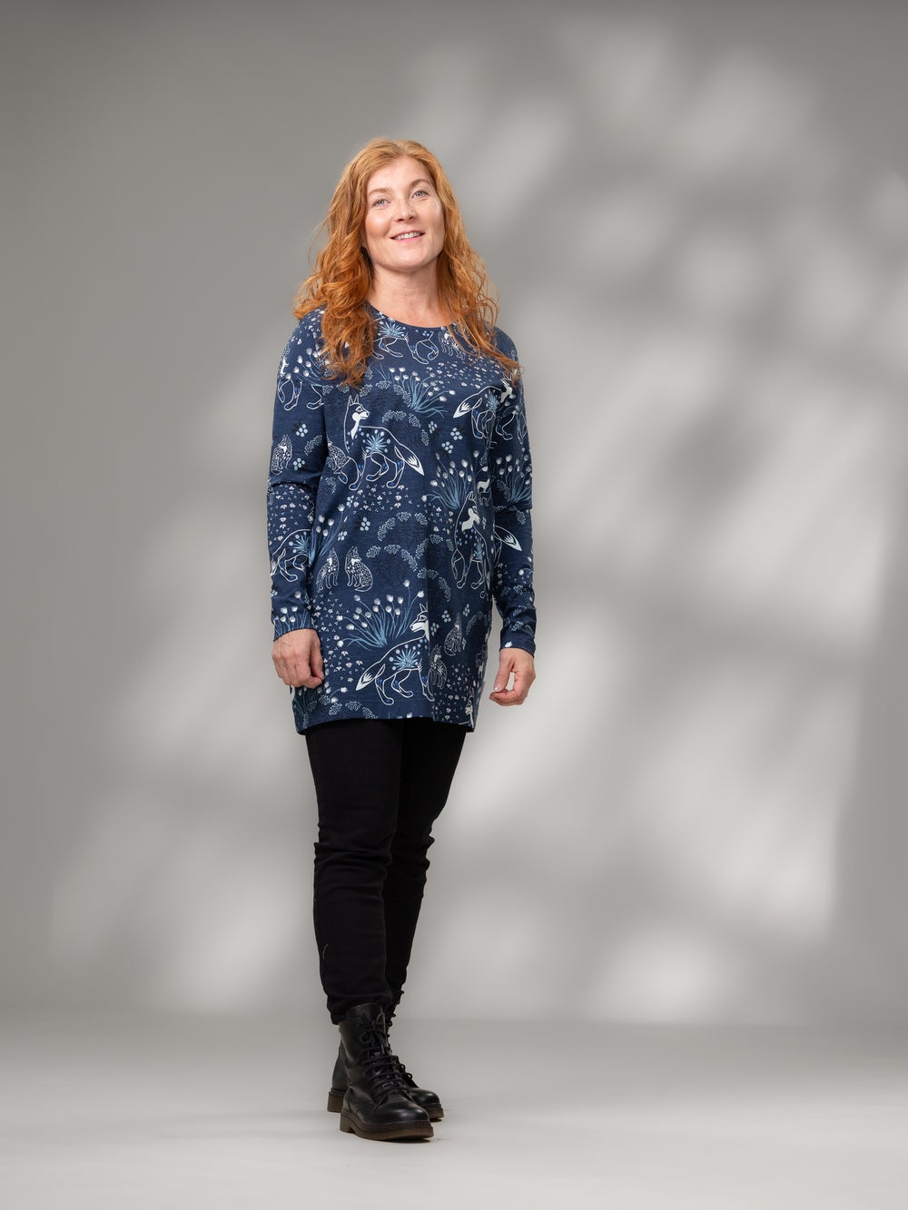 LAATIKKOtunika (Suon valtiatar sininen trikoo)