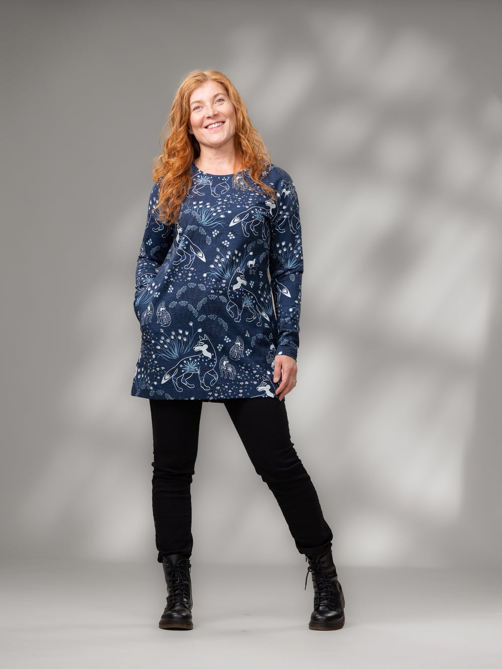 LAATIKKOtunika (Suon valtiatar sininen trikoo)