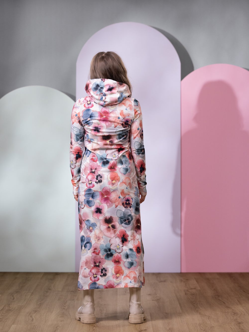 LEMPImekko (Orvokki valkoinen / roosa / sininen joustocollege)