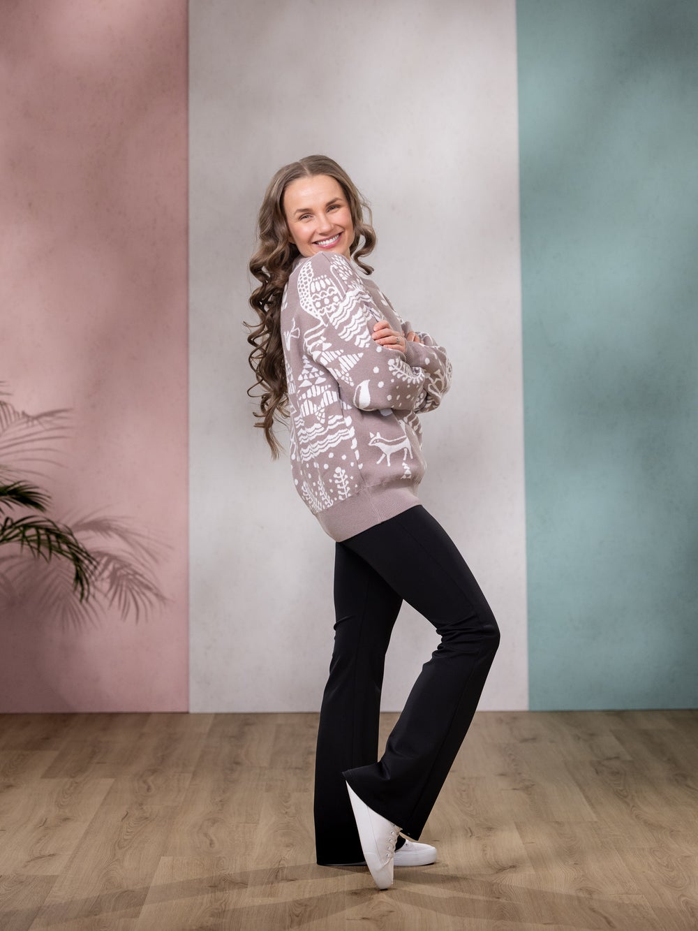 SIELULINTUneule (taupe / valkoinen puuvilla)