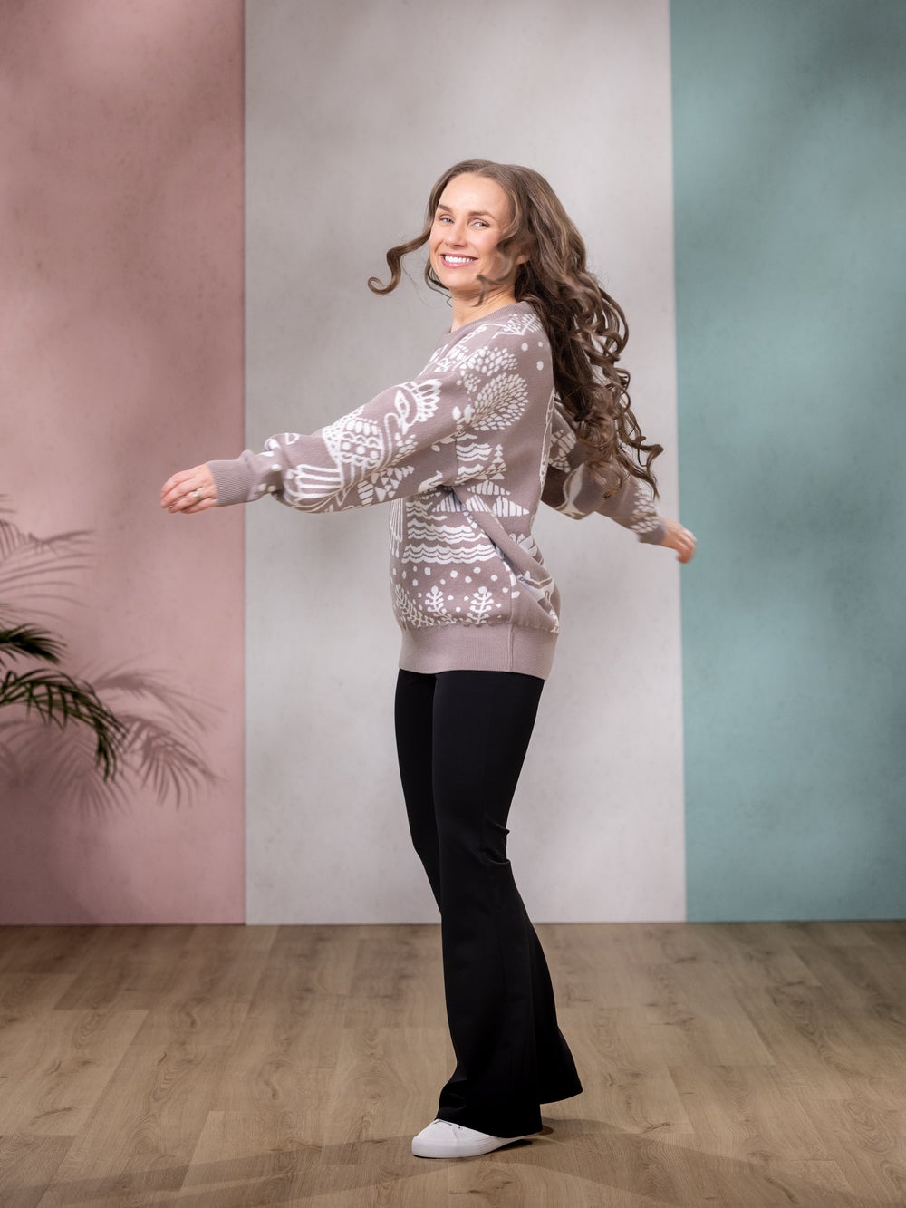 SIELULINTUneule (taupe / valkoinen puuvilla)