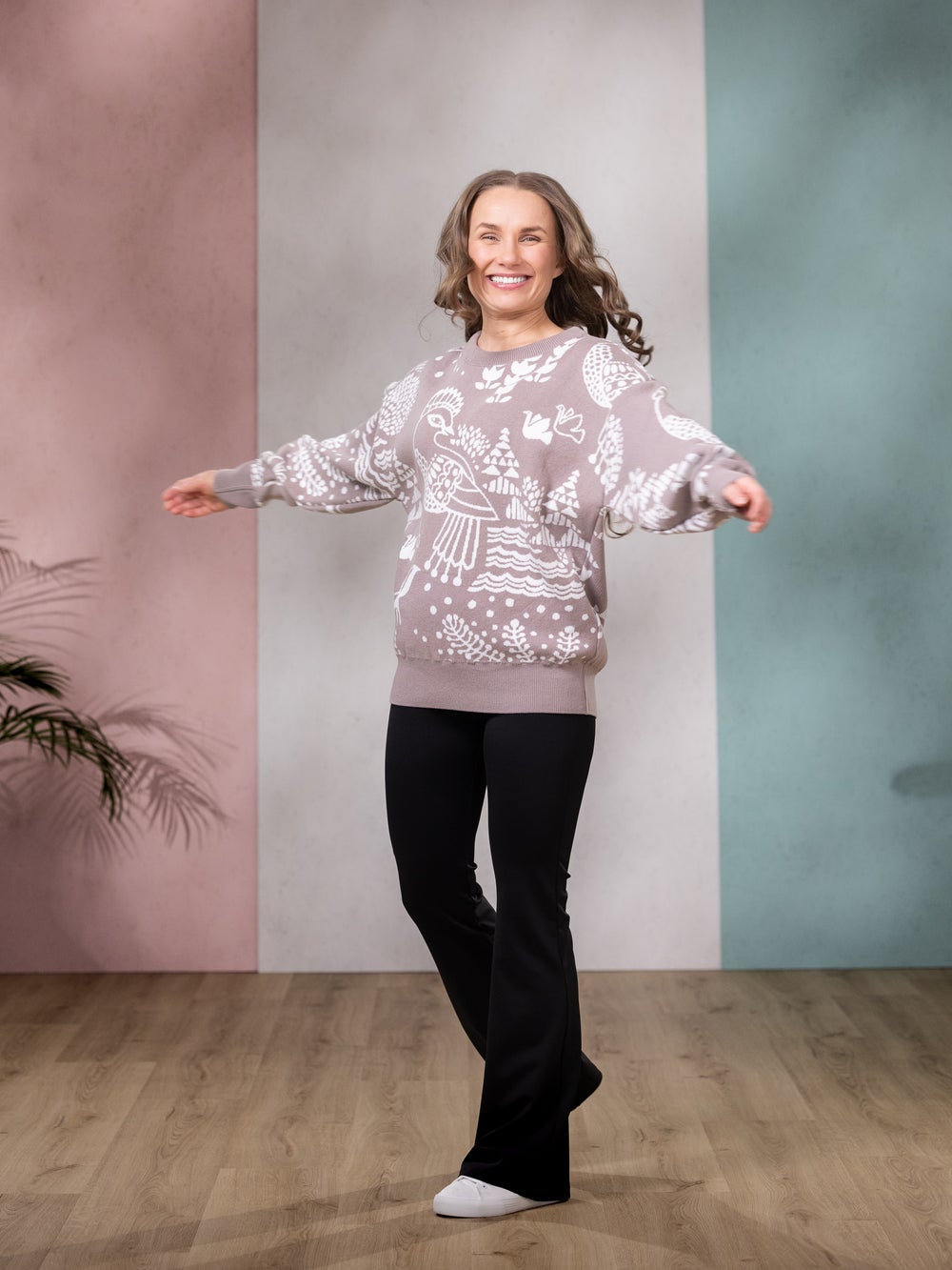 SIELULINTUneule (taupe / valkoinen puuvilla)