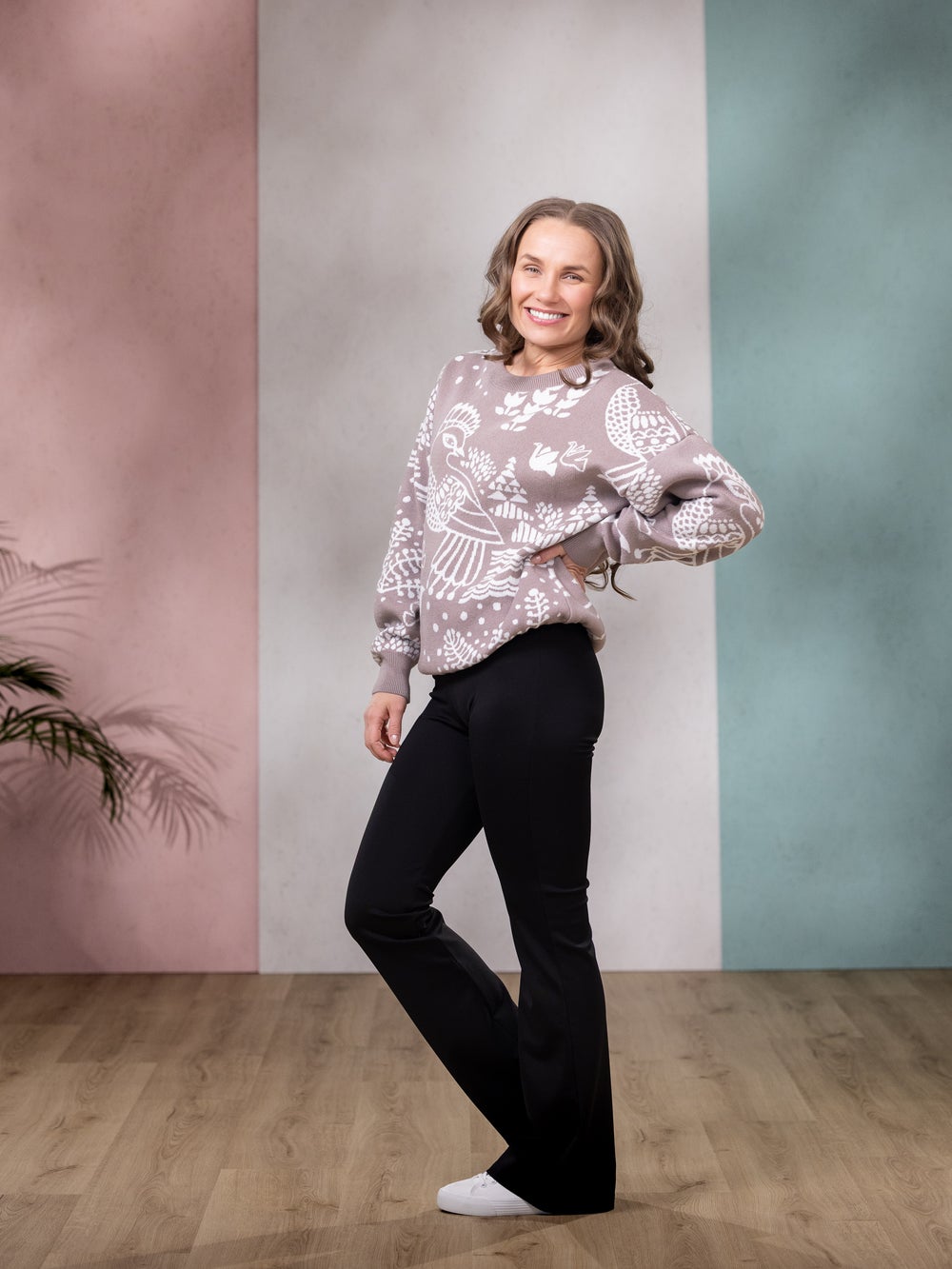 SIELULINTUneule (taupe / valkoinen puuvilla)