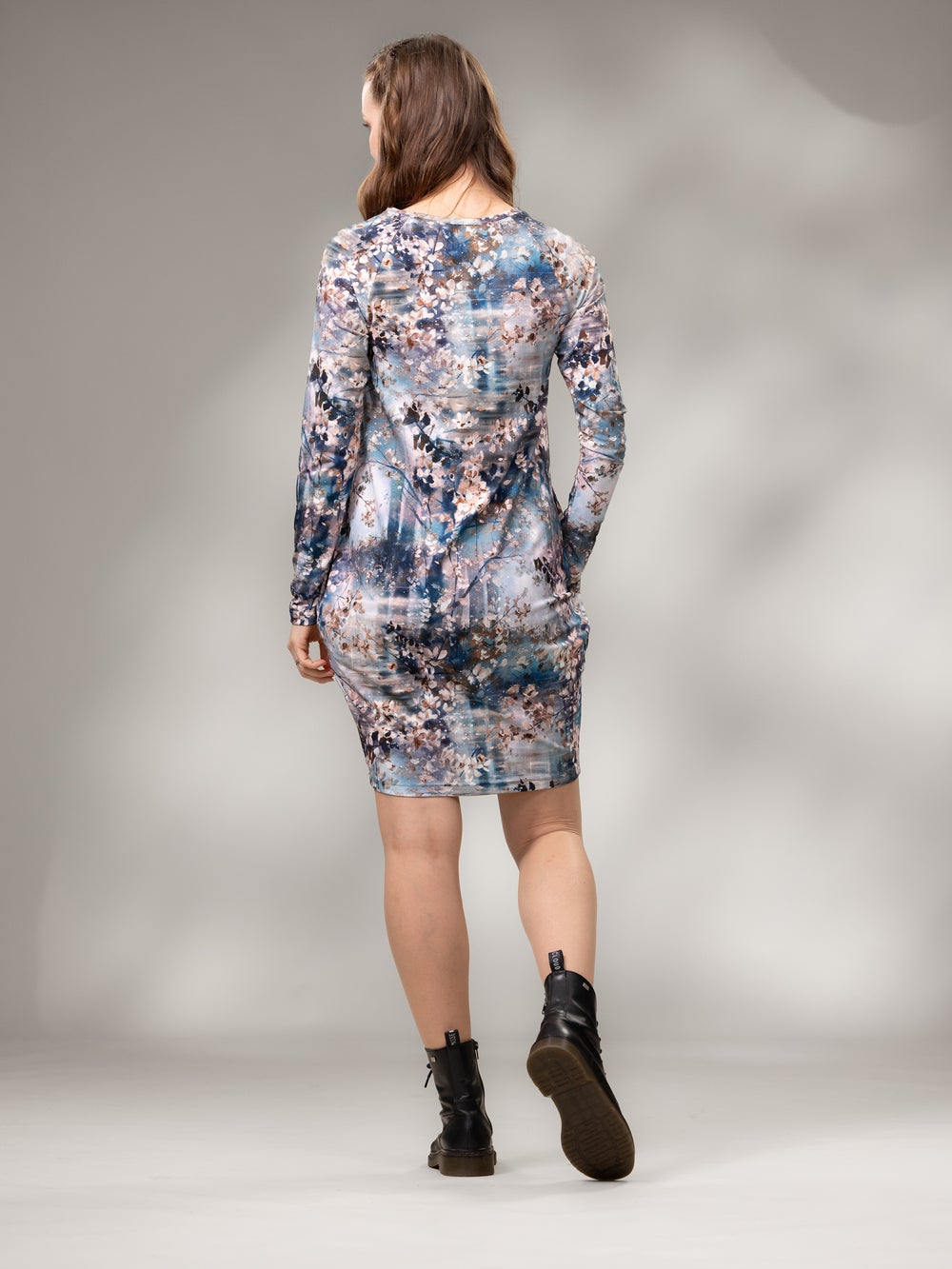 RIIMItunika (Kirsikkapuu sininen trikoo)