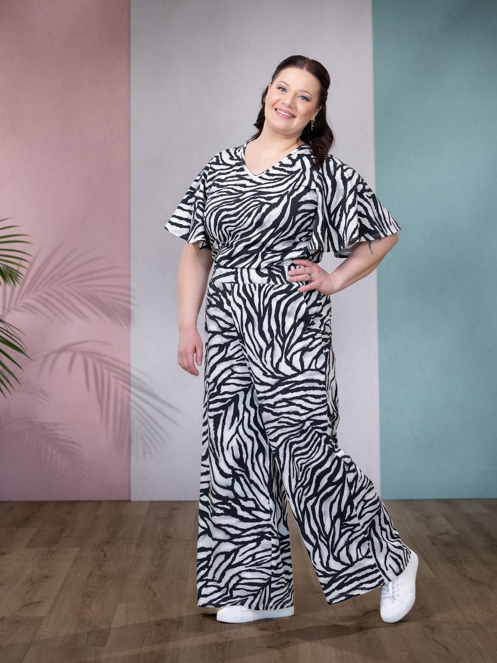 SWINGhousut pitk&auml; (Wild harmaa trikoo)