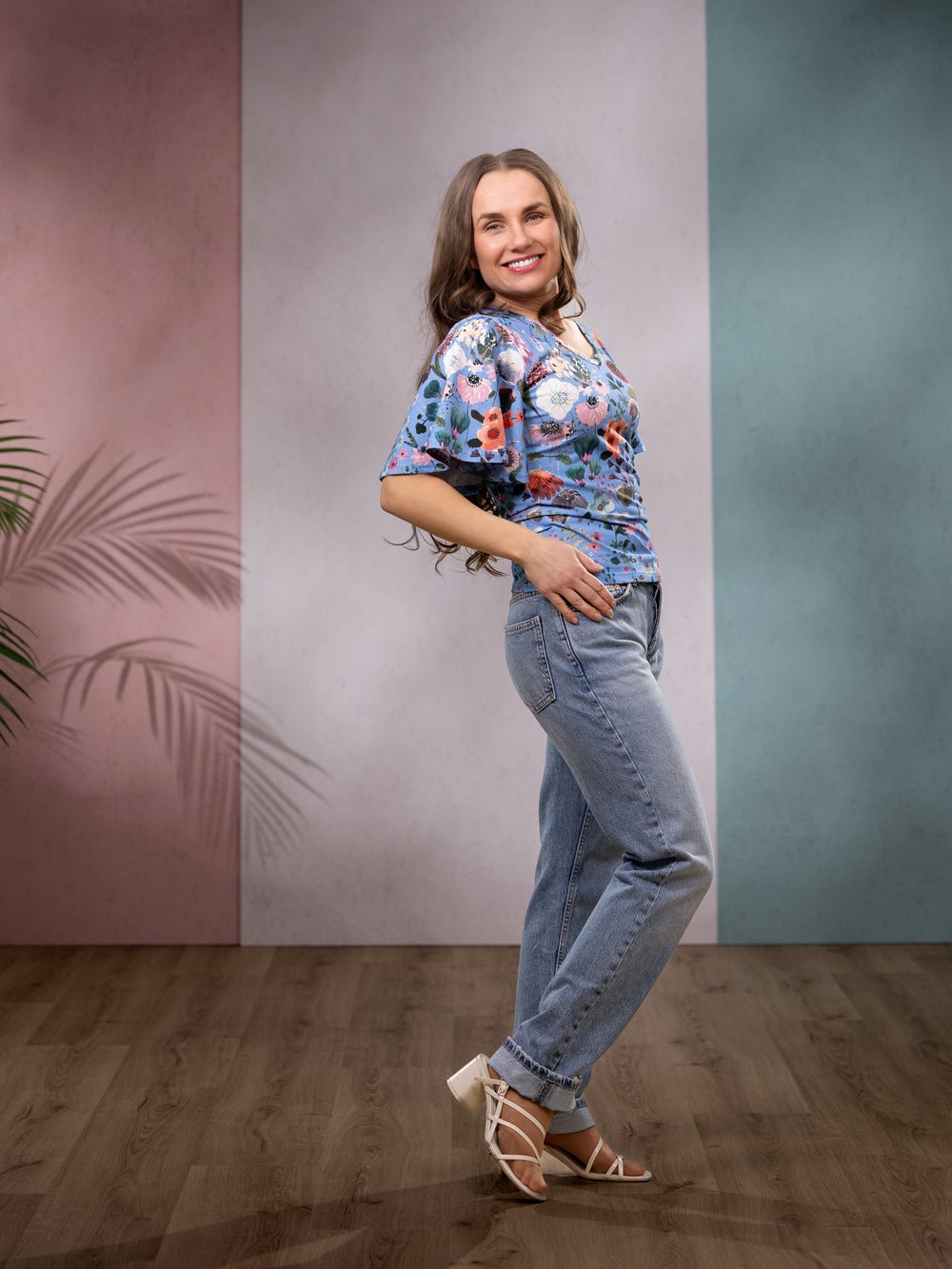 SANDRApaita (Ihastus sininen trikoo)