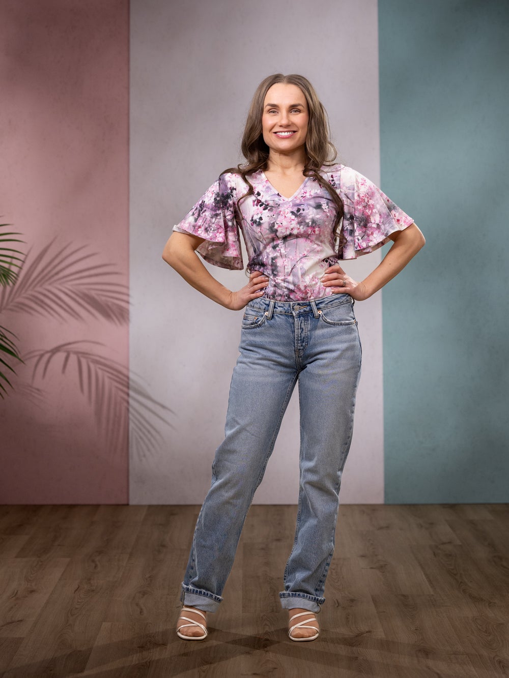 SANDRApaita (Kirsikkapuu vaaleanpunainen trikoo)