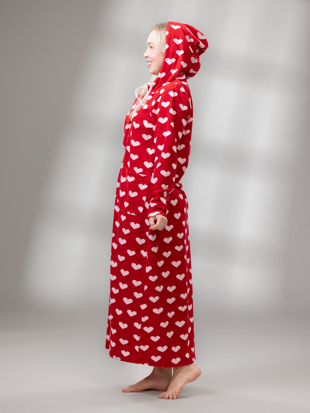 SAUNAtakki pitk&auml; (Syd&auml;mellinen punainen joustofrotee)