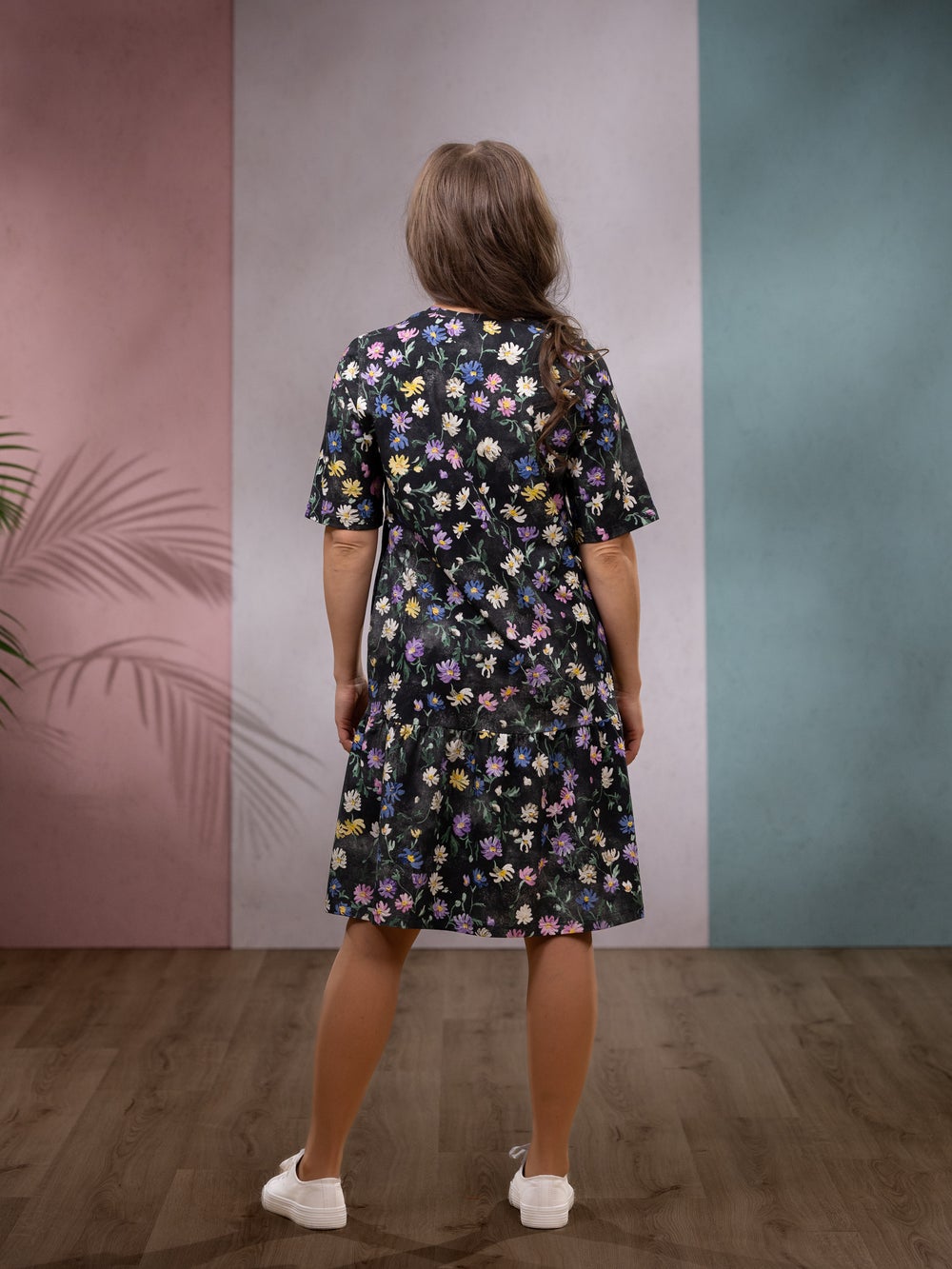 SELMAmekko lyhythiha (Kahvilassa musta / pastelli trikoo)