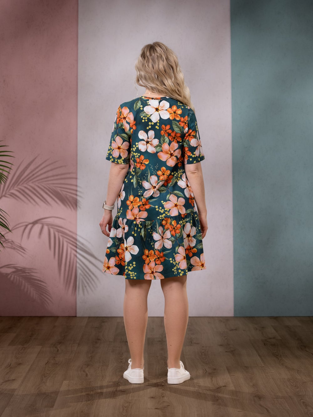 SELMAmekko lyhythiha (Love you oranssi / petrooli trikoo)