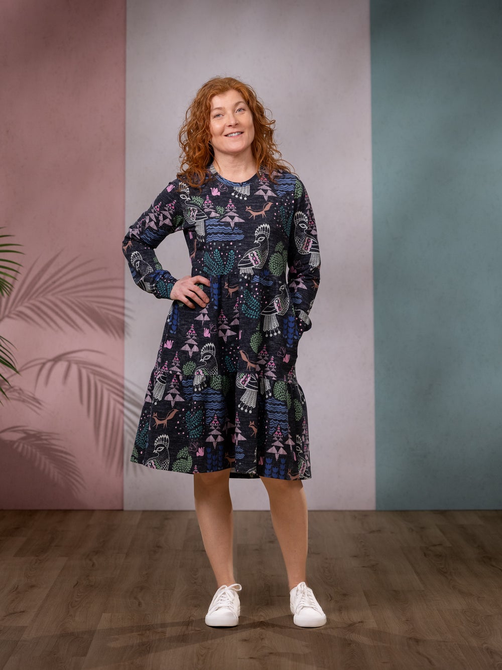 STELLAmekko (Sielulintu musta / vaaleanpunainen / sininen joustocollege)