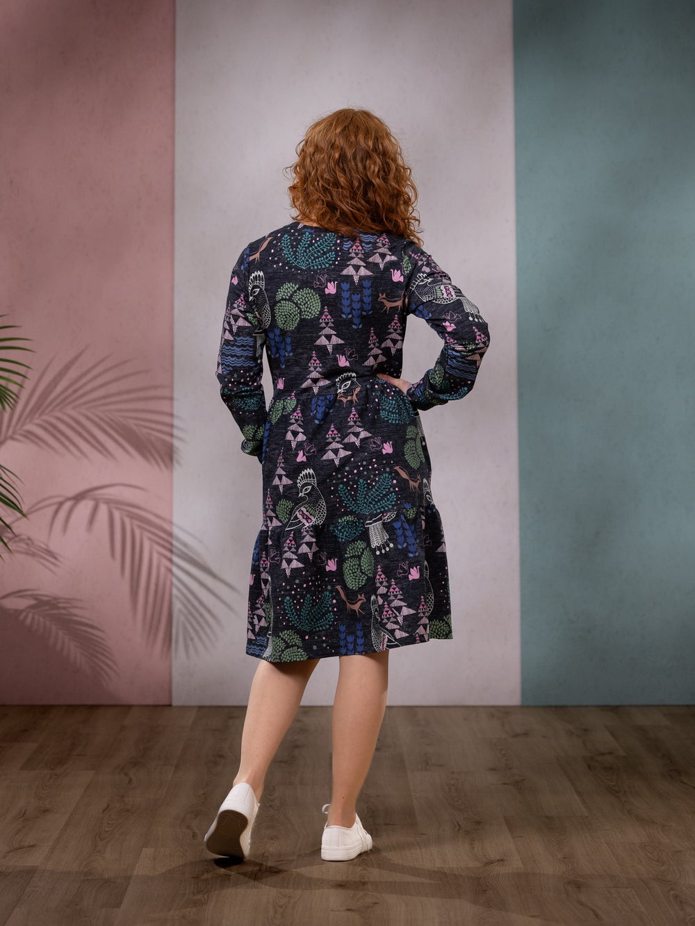 STELLAmekko (Sielulintu musta / vaaleanpunainen / sininen joustocollege)