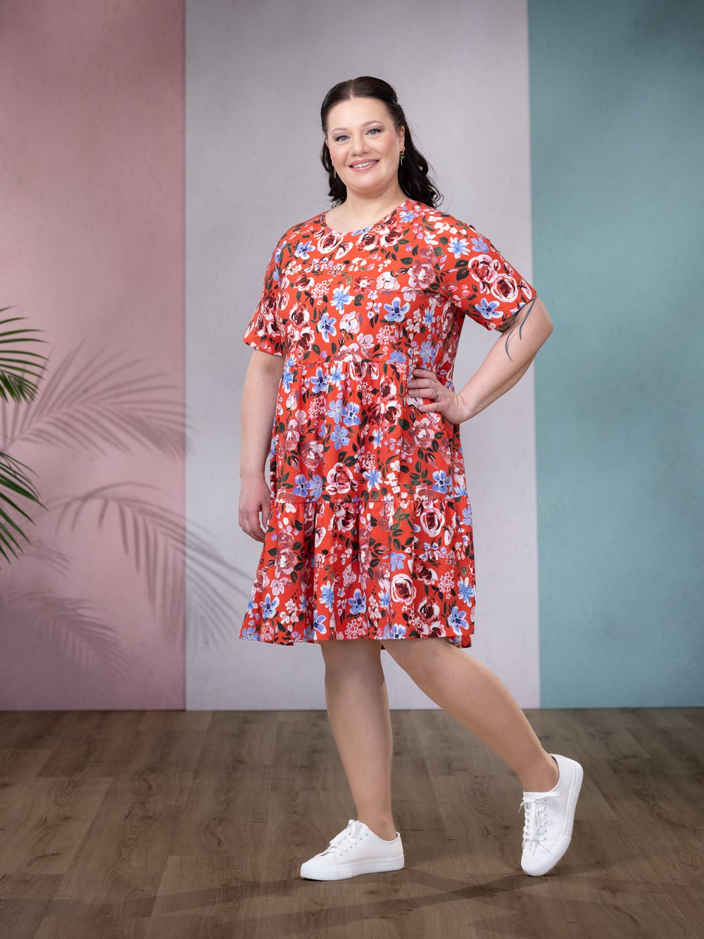 STELLAmekko lyhythiha (Rakkaudella punainen / sininen / valkoinen trikoo)