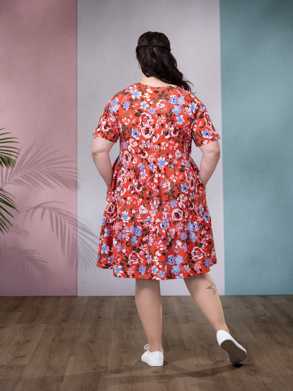 STELLAmekko lyhythiha (Rakkaudella punainen / sininen / valkoinen trikoo)