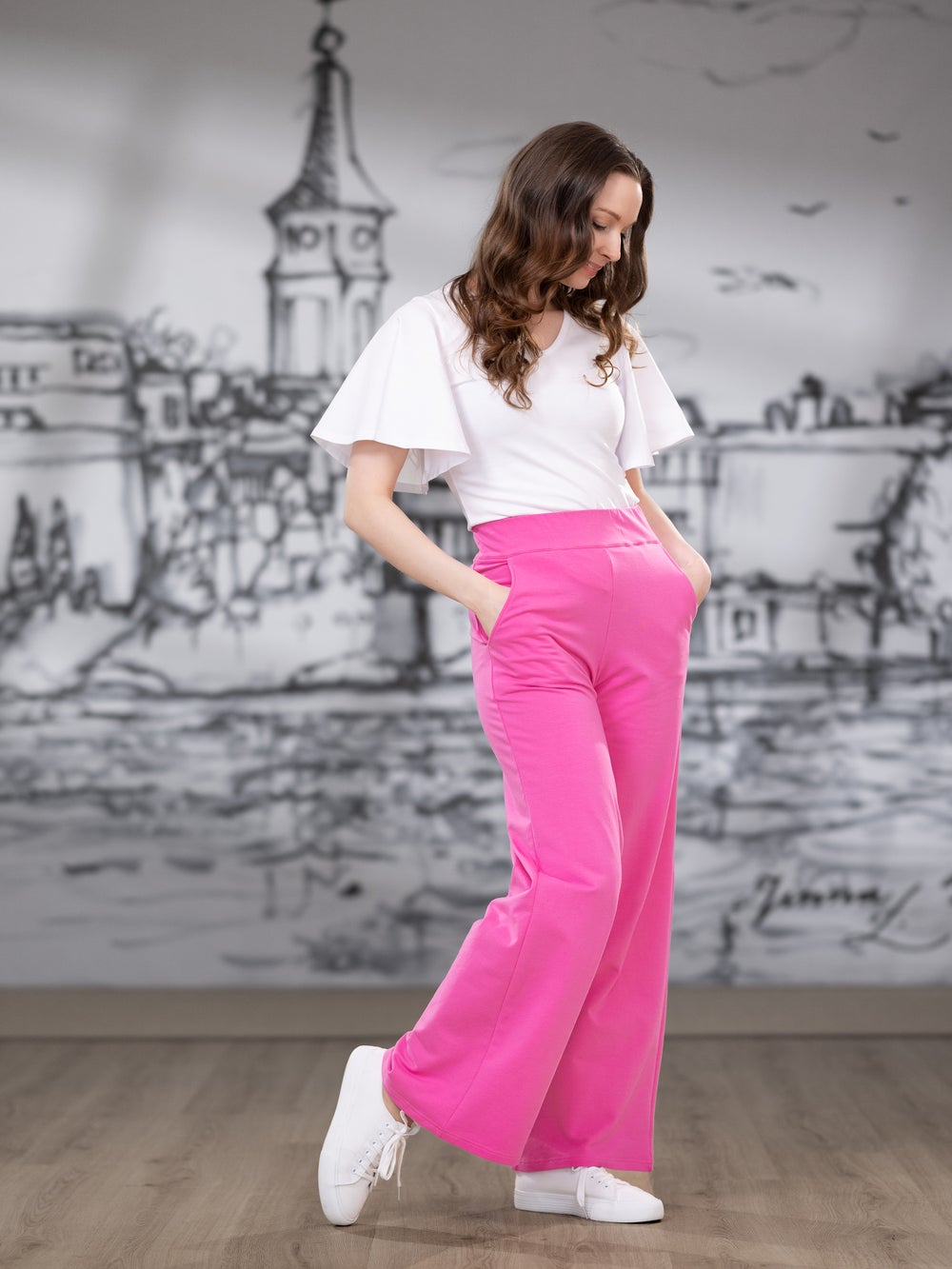 SANDRApaita (valkoinen trikoo)