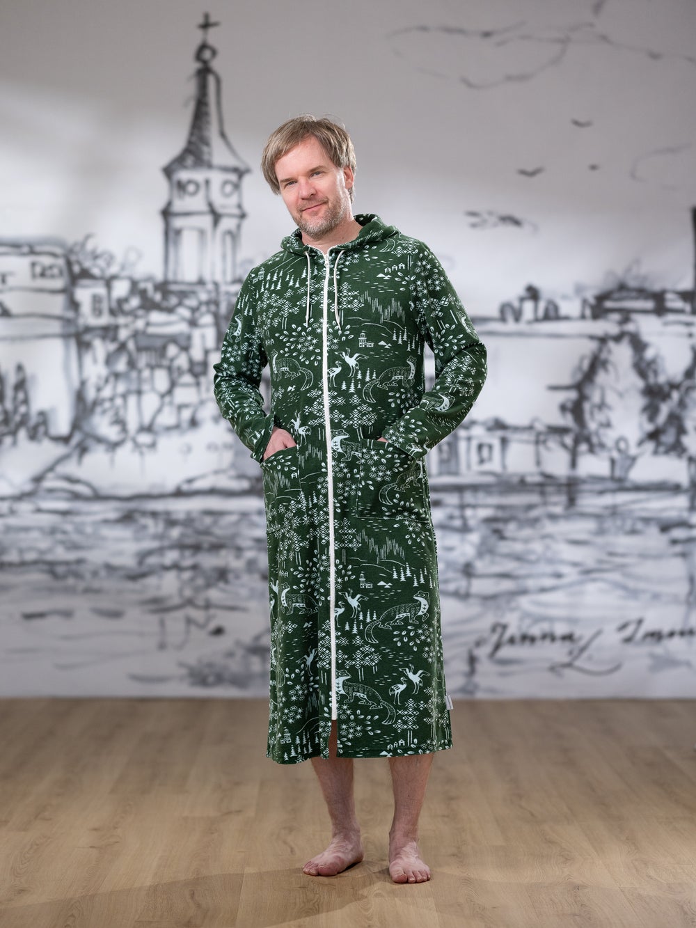 SAUNAtakki miesten (Pohjoisen kutsu m&auml;nty joustofrotee)