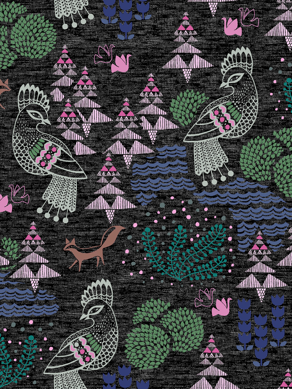 TAIGAcollege (Sielulintu musta / vaaleanpunainen / sininen joustocollege)