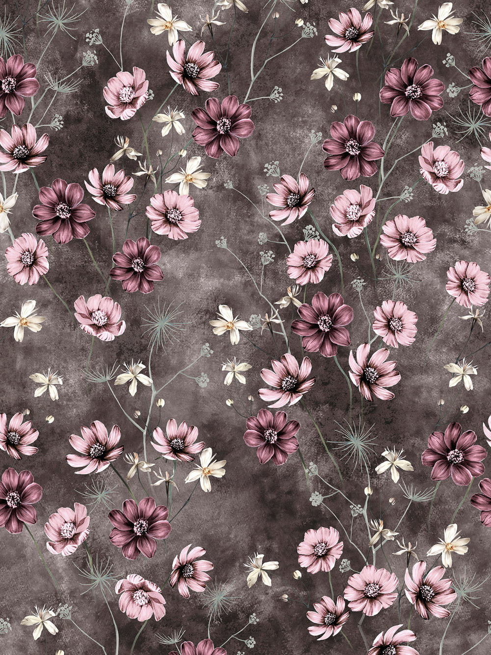 TUULIt-paita (Suklaakosmos ruskea / roosa trikoo)