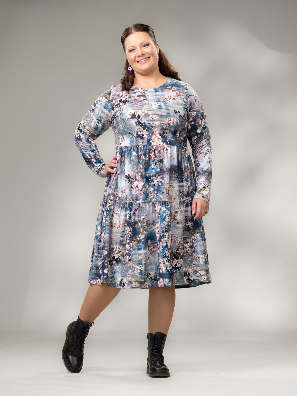 VILMAmekko (Kirsikkapuu sininen trikoo)