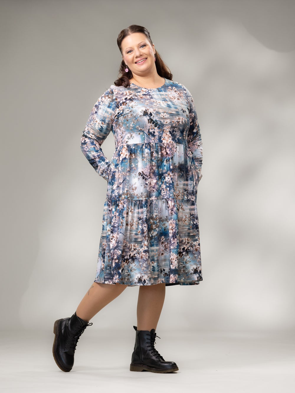 VILMAmekko (Kirsikkapuu sininen trikoo)