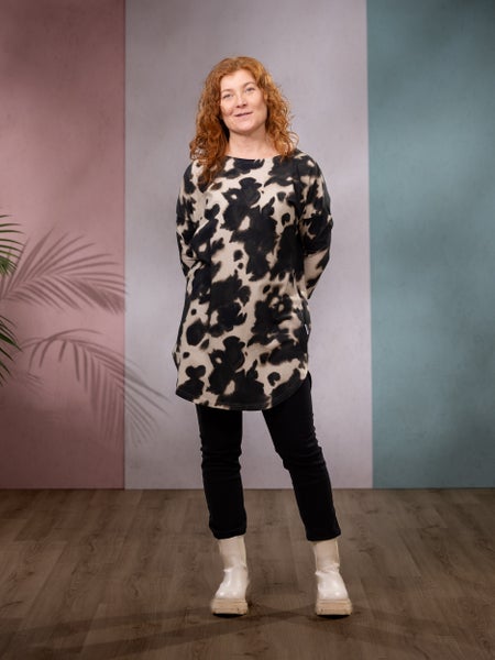 AAVAtunika (Kaiku ruskea / hiekka trikoo)