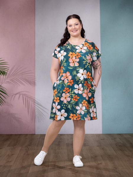 KES&Auml;mekko (Love you oranssi / petrooli trikoo)