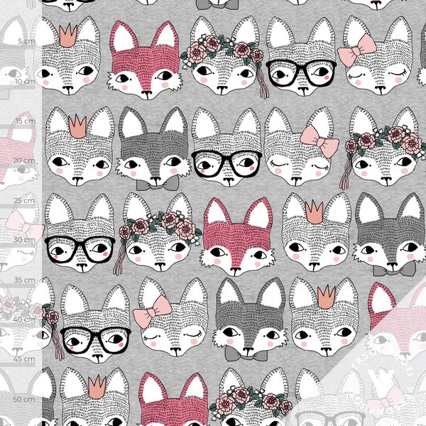 Kutsut (harmaa / pinkki) digitrikoo 220g