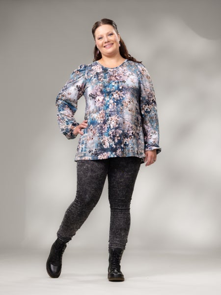 VIOLApaita (Kirsikkapuu sininen trikoo)